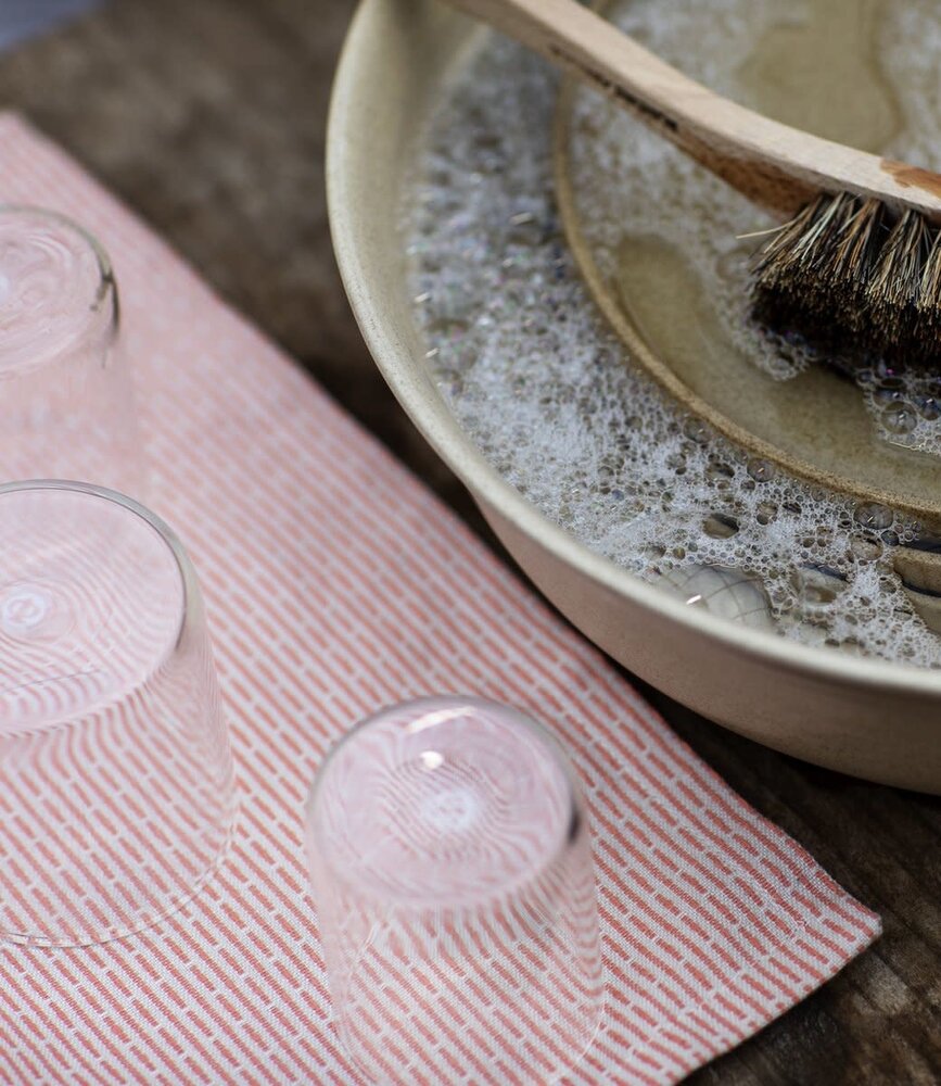 The Organic Company The Organic Company Vaatdoek 30x35cm Stone Coral GOTS gecertificeerd The Organic Company The Organic Company Vaatdoek 30x35cm Stone Coral GOTS gecertificeerd