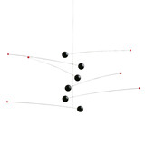 Flensted Mobiles Flensted Mobiles Futura black 35x75cm Flensted Mobiles Flensted Mobiles Futura black 35x75cm