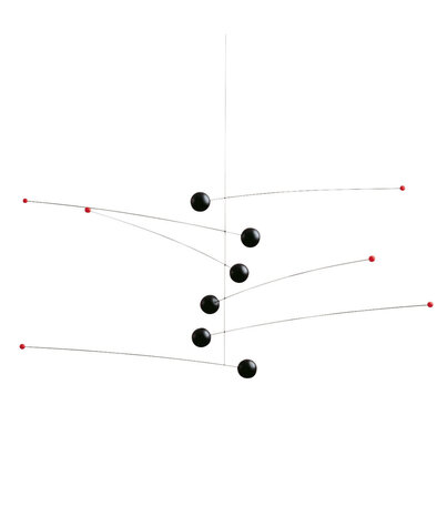 Flensted Mobiles Flensted Mobiles Futura zwart 35x75cm mobiel Flensted Mobiles Flensted Mobiles Futura zwart 35x75cm mobiel