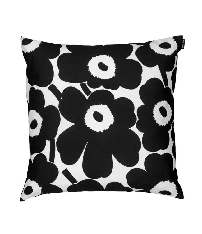 Marimekko Marimekko Pieni Unikko kussenhoes 50x50cm zwart wit