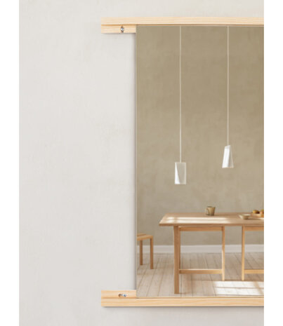 Moebe Moebe Rectangular Wall Mirror 50x70cm Oak Moebe Moebe Rectangular Wall Mirror 50x70cm Oak