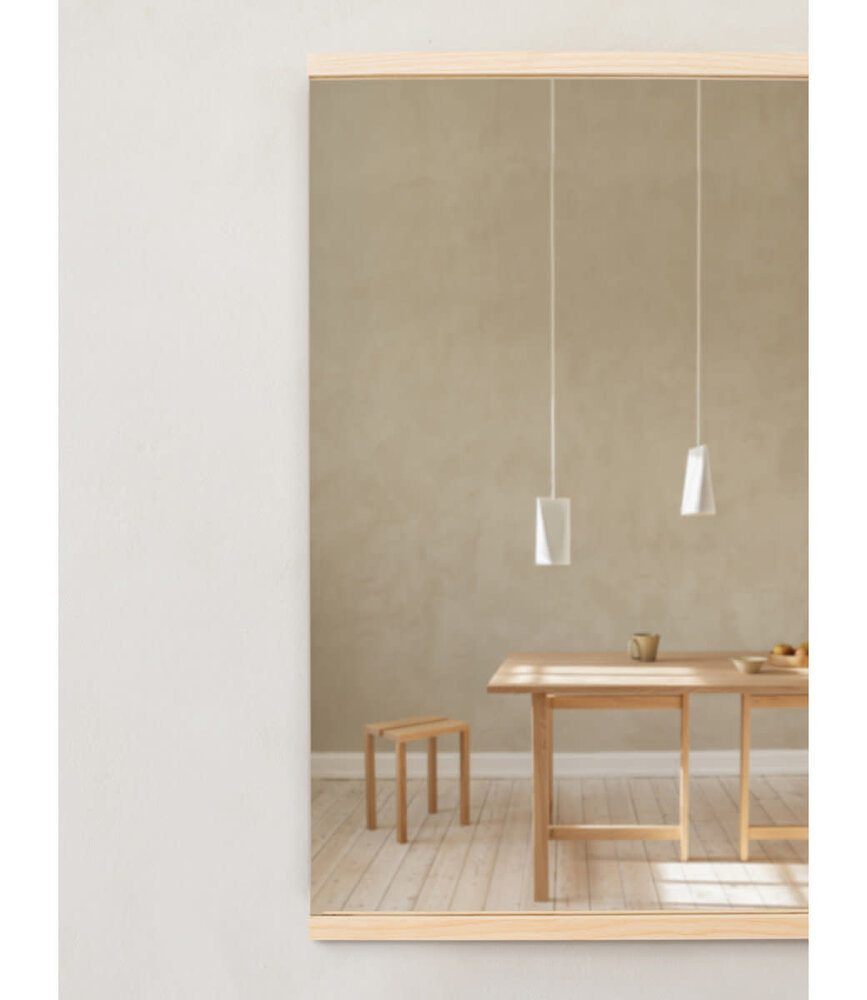 Moebe Moebe Rectangular Wall Mirror 50x70cm Oak Moebe Moebe Rectangular Wall Mirror 50x70cm Oak