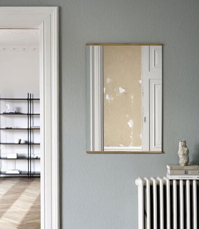 Moebe Moebe Rectangular Wall Mirror 50x70cm Oak Moebe Moebe Rectangular Wall Mirror 50x70cm Oak