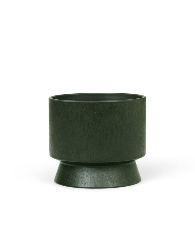 Rosendahl Ro Flowerpot 12 cm made of recycled plastic Darkgreen