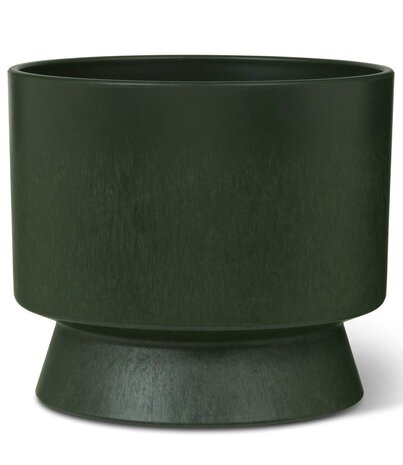Rosendahl Rosendahl Ro Bloempot 30cm van gerecycled plastic Donkergroen Rosendahl Rosendahl Ro Bloempot 30cm van gerecycled plastic Donkergroen