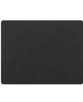 LIND DNA LIND DNA Placemat Square L Nupo Gerecycled Leer zwart LIND DNA LIND DNA Placemat Square L Nupo Gerecycled Leer zwart