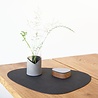 LIND DNA LIND DNA Table Mat Curve L Nupo Recycled Leather Black LIND DNA LIND DNA Table Mat Curve L Nupo Recycled Leather Black