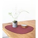 LIND DNA LIND DNA Placemat Curve L Nupo Gerecycled Leer rood LIND DNA LIND DNA Placemat Curve L Nupo Gerecycled Leer rood