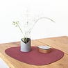 LIND DNA LIND DNA Placemat Curve L Nupo Gerecycled Leer rood LIND DNA LIND DNA Placemat Curve L Nupo Gerecycled Leer rood