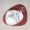 LIND DNA LIND DNA Table Mat Curve L Nupo Recycled Leather Red LIND DNA LIND DNA Table Mat Curve L Nupo Recycled Leather Red