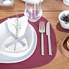 LIND DNA LIND DNA Table Mat Curve L Nupo Recycled Leather Red LIND DNA LIND DNA Table Mat Curve L Nupo Recycled Leather Red