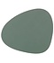 LIND DNA Placemat Curve L Nupo Gerecycled Leer pastel groen