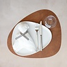 LIND DNA LIND DNA Table Mat Curve L Nupo Recycled Leather Nature LIND DNA LIND DNA Table Mat Curve L Nupo Recycled Leather Nature