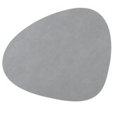 LIND DNA LIND DNA Placemat Curve L Nupo Gerecycled Leer lichtgrijs LIND DNA LIND DNA Placemat Curve L Nupo Gerecycled Leer lichtgrijs