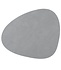LIND DNA Placemat Curve L Nupo Gerecycled Leer lichtgrijs LIND DNA Placemat Curve L Nupo Gerecycled Leer lichtgrijs