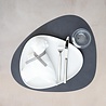LIND DNA LIND DNA Table Mat Curve L Nupo Recycled Leather Anthracite LIND DNA LIND DNA Table Mat Curve L Nupo Recycled Leather Anthracite