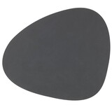 LIND DNA LIND DNA Placemat Curve L Nupo Gerecycled Leer antraciet LIND DNA LIND DNA Placemat Curve L Nupo Gerecycled Leer antraciet