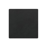 LIND DNA LIND DNA Glas Onderzetter Square Nupo Gerecycled Leer zwart