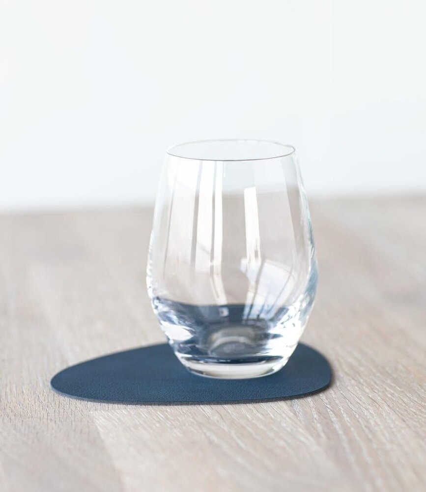 LIND DNA LIND DNA Glass Mat Curve Nupo Recycled Leather Midnight Blue LIND DNA LIND DNA Glass Mat Curve Nupo Recycled Leather Midnight Blue