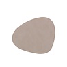 LIND DNA LIND DNA Glas Onderzetter Curve Nupo Gerecycled Leer lichtgrijs LIND DNA LIND DNA Glas Onderzetter Curve Nupo Gerecycled Leer lichtgrijs