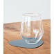 LIND DNA LIND DNA Glas Onderzetter Curve Nupo Gerecycled Leer licht blauw LIND DNA LIND DNA Glas Onderzetter Curve Nupo Gerecycled Leer licht blauw