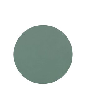 LIND DNA LIND DNA Glas Onderzetter Circle Nupo Gerecycled Leer pastel groen