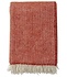 Klippan Chevron wollen plaid 130x200 van 100% eco lamswol Ruby red