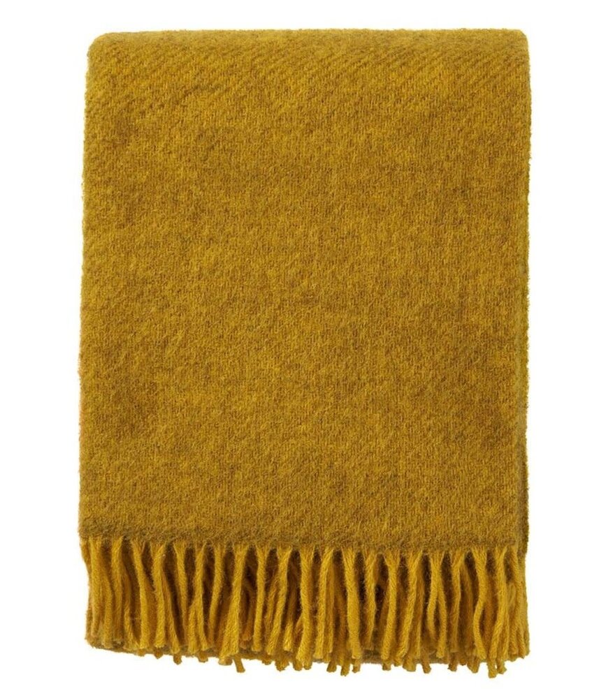 Klippan Klippan Gotland wollen plaid 130x200 van 25% Gotland wol yellow Klippan Klippan Gotland wollen plaid 130x200 van 25% Gotland wol yellow