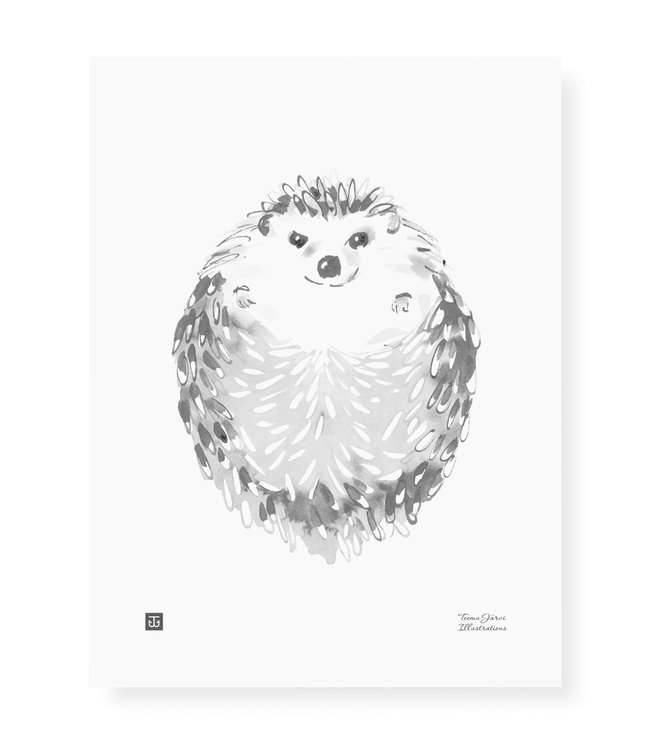 Teemu Järvi Teemu Järvi Poster 30 x 40 cm Hedgehog