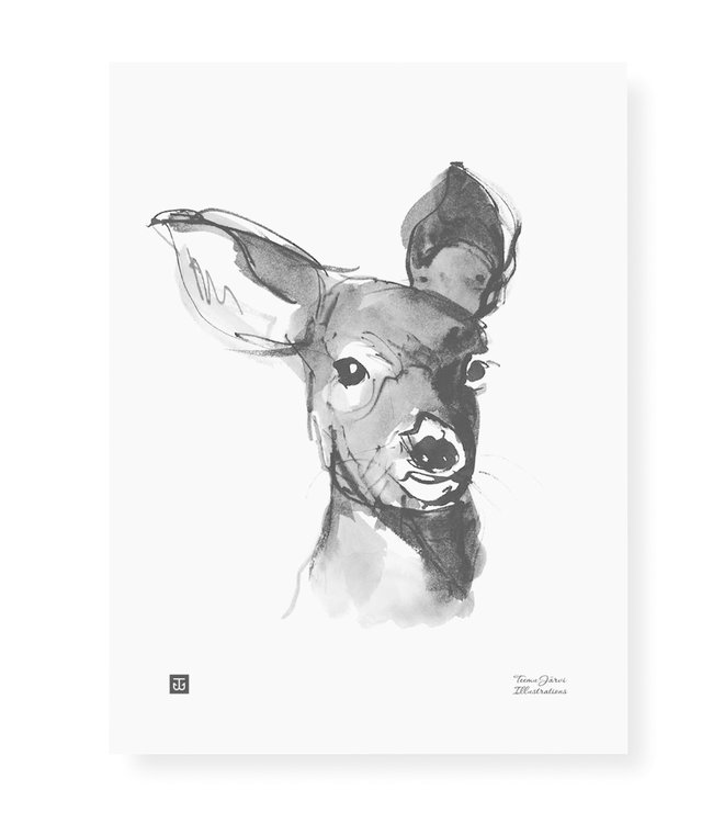 Teemu Järvi Teemu Järvi Poster 30 x 40 cm Charming deer
