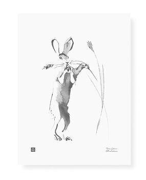 Teemu Järvi Teemu Järvi Poster 30 x 40 cm Hare in the harvest time Teemu Järvi Teemu Järvi Poster 30 x 40 cm Hare in the harvest time