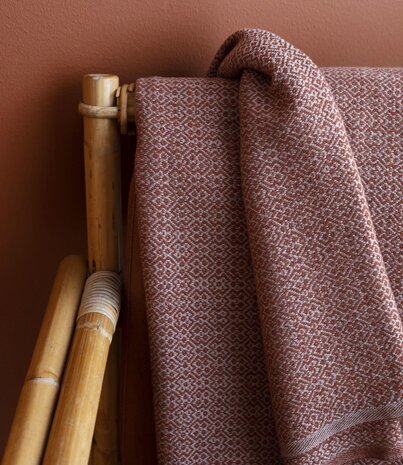 Lapuan Kankurit Lapuan Kankurit Koli Merino Wollen plaid 150x170 Beige Kaneel Lapuan Kankurit Lapuan Kankurit Koli Merino Wollen plaid 150x170 Beige Kaneel