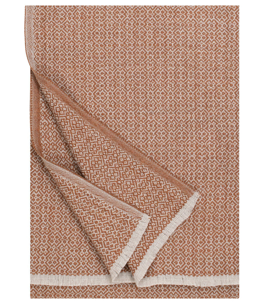 Lapuan Kankurit Lapuan Kankurit Koli Merino Wollen plaid 150x170 Beige Kaneel Lapuan Kankurit Lapuan Kankurit Koli Merino Wollen plaid 150x170 Beige Kaneel