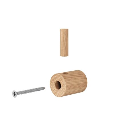 Moebe Moebe wandknop eiken Moebe Moebe wandknop eiken