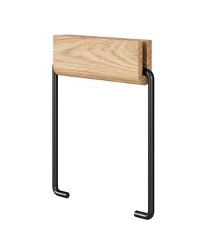 Moebe Moebe Toilet Roll Holder oak / black Moebe Moebe Toilet Roll Holder oak / black