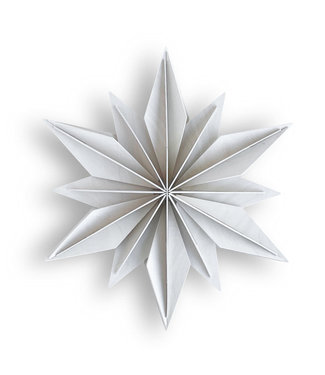LOVI Lovi Decor Star 36cm Berkenhout wit 3D DIY pakket