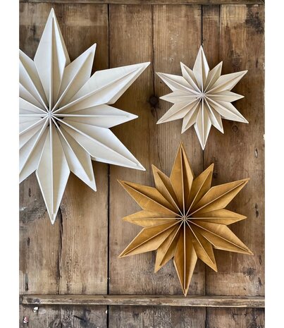 LOVI Lovi Decor Star 36cm Berkenhout naturel 3D DIY pakket LOVI Lovi Decor Star 36cm Berkenhout naturel 3D DIY pakket