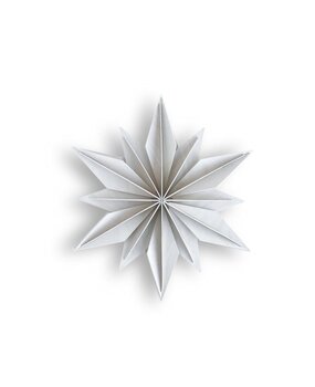 LOVI Lovi Decor Star 24cm Berkenhout wit 3D DIY pakket LOVI Lovi Decor Star 24cm Berkenhout wit 3D DIY pakket