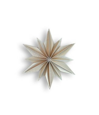 LOVI Lovi Decor Star 24cm Berkenhout naturel 3D DIY pakket