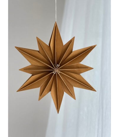 LOVI Lovi Birchwood Star 48cm cinnamon 3D DIY package LOVI Lovi Birchwood Star 48cm cinnamon 3D DIY package