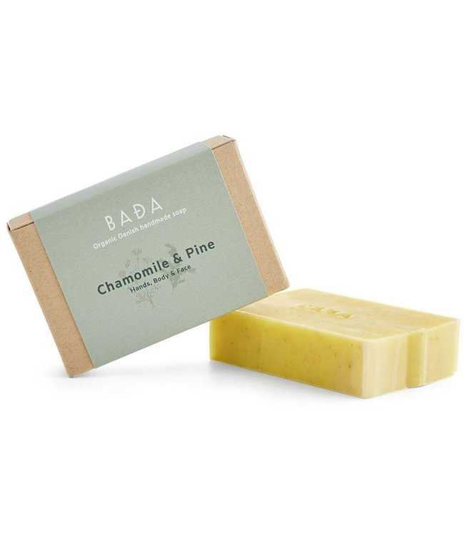 Bada Bada Organic Soap Chamomile and Pine Organic Danish Handmade Soap