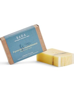 Bada Bada Organic Soap Pine Needle and Elderflower Organic Danish Handmade Soap