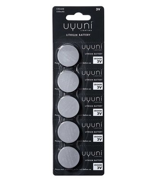 Uyuni Lighting Uyuni Lighting CR2450 Batterijen 5 stuks voor LED theelicht premium