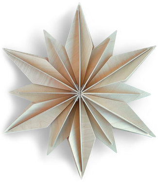 LOVI Lovi Birchwood Star 48cm nature 3D DIY package