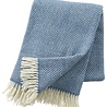 Klippan Klippan Pulse wollen plaid 130x200 van 60% merino wol China Blue Klippan Klippan Pulse wollen plaid 130x200 van 60% merino wol China Blue