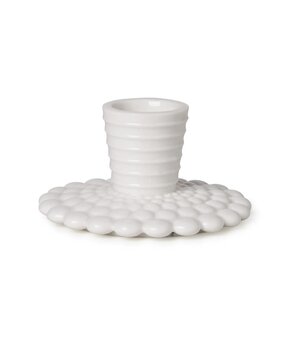 Dottir Nordic Design Dottir Pipanella Bubble Lines white candlestick Dottir Nordic Design Dottir Pipanella Bubble Lines white candlestick