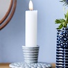 Dottir Nordic Design Dottir Pipanella Bubble Lines Blue Grey Candlestick Dottir Nordic Design Dottir Pipanella Bubble Lines Blue Grey Candlestick
