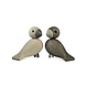 Kay Bojesen Denmark Kay Bojesen Lovebirds 1 pair oak/smoked oak Kay Bojesen Denmark Kay Bojesen Lovebirds 1 pair oak/smoked oak