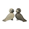 Kay Bojesen Denmark Kay Bojesen Lovebirds set van 2 eiken/gerookt eiken Kay Bojesen Denmark Kay Bojesen Lovebirds set van 2 eiken/gerookt eiken