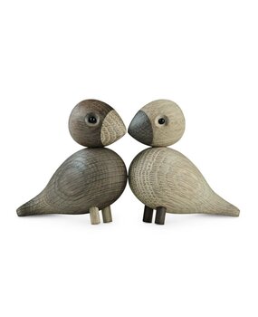 Kay Bojesen Denmark Kay Bojesen Lovebirds set van 2 eiken/gerookt eiken